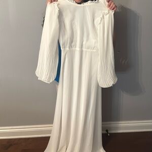 Turkish white dress made in turkey